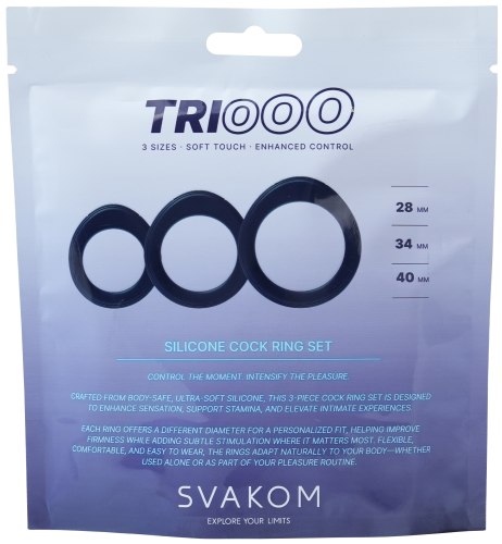 Sada erekčních kroužků Svakom Triooo, 3 ks