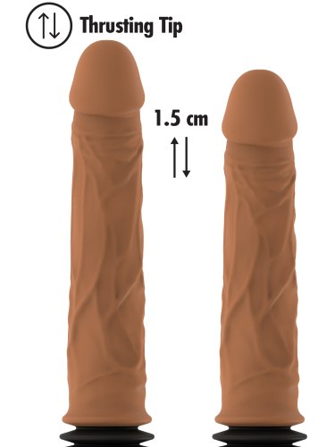 Přirážecí vibrátor Realistic Double Thrusting Vibrator
