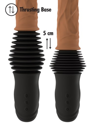 Přirážecí vibrátor Realistic Double Thrusting Vibrator