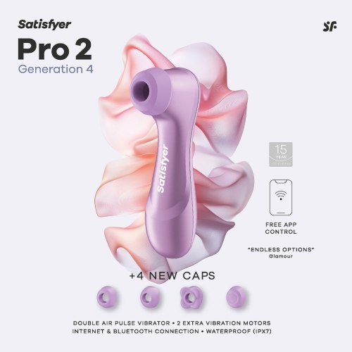 Bezdotykový a vibrační stimulátor Satisfyer Pro 2 Gen. 4