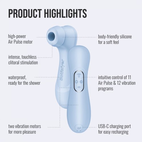 Bezdotykový a vibrační stimulátor Satisfyer Pro 2 Gen. 4