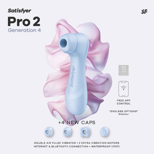 Bezdotykový a vibrační stimulátor Satisfyer Pro 2 Gen. 4