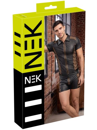 Wetlook pánské triko se zipem NEK