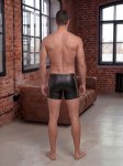 Wetlook pánské boxerky se zipem NEK