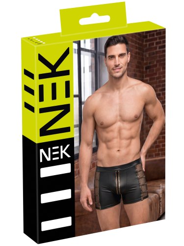 Wetlook pánské boxerky se zipem NEK