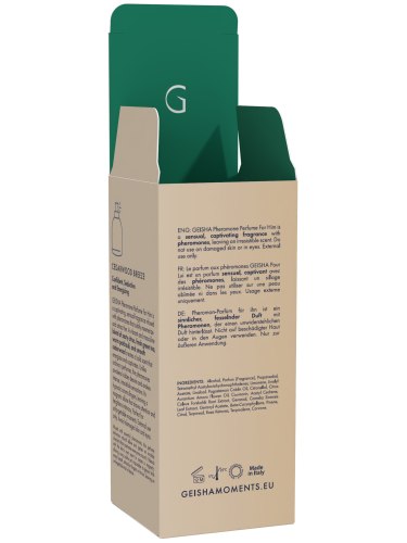 Pánský parfém s feromony Geisha Cedarwood Breeze, 50 ml