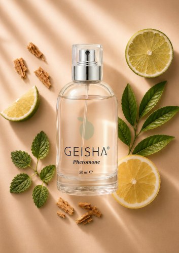Pánský parfém s feromony Geisha Cedarwood Breeze, 50 ml