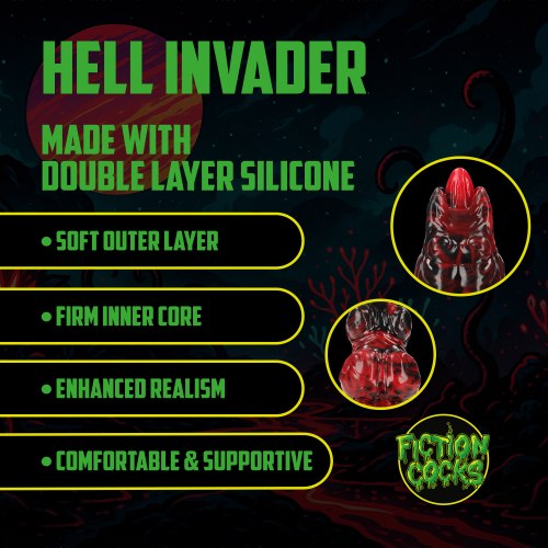 XXL dildo s přísavkou Hell Invader
